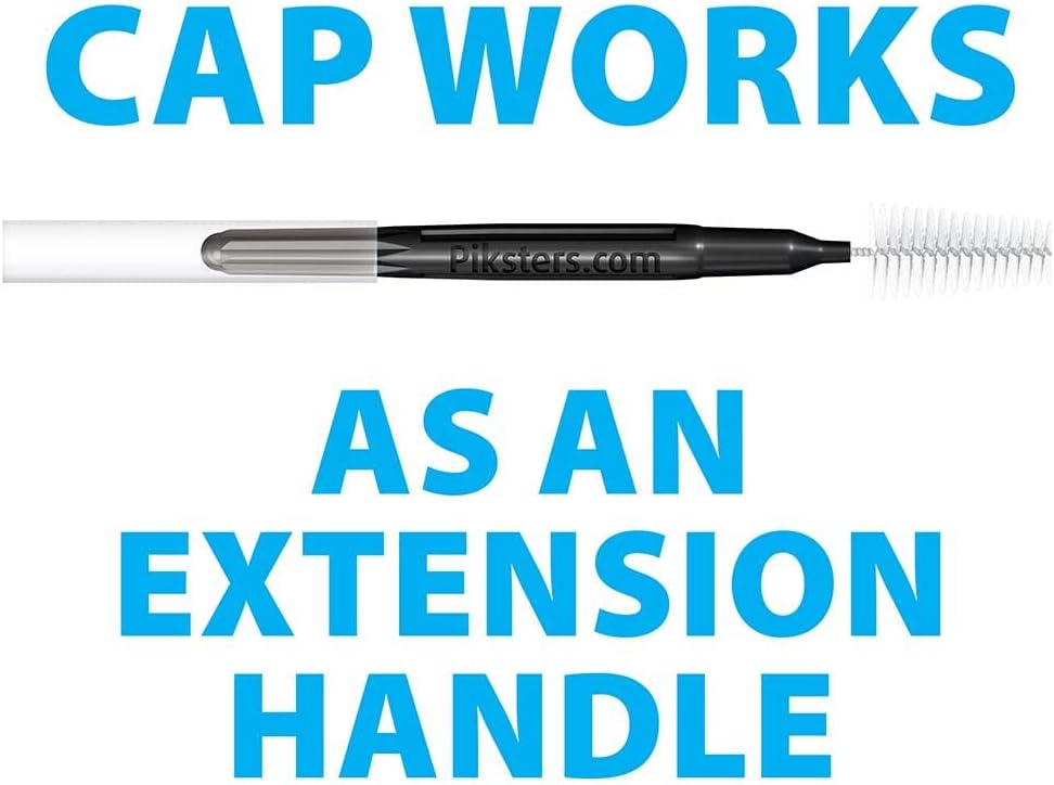 Piksters Interdental Brushes, 40 pk, Size 7, Interdental Tooth Brush for Extra Large Gaps, Gum Soft Bristles for Plaque Removal, Safe for Braces