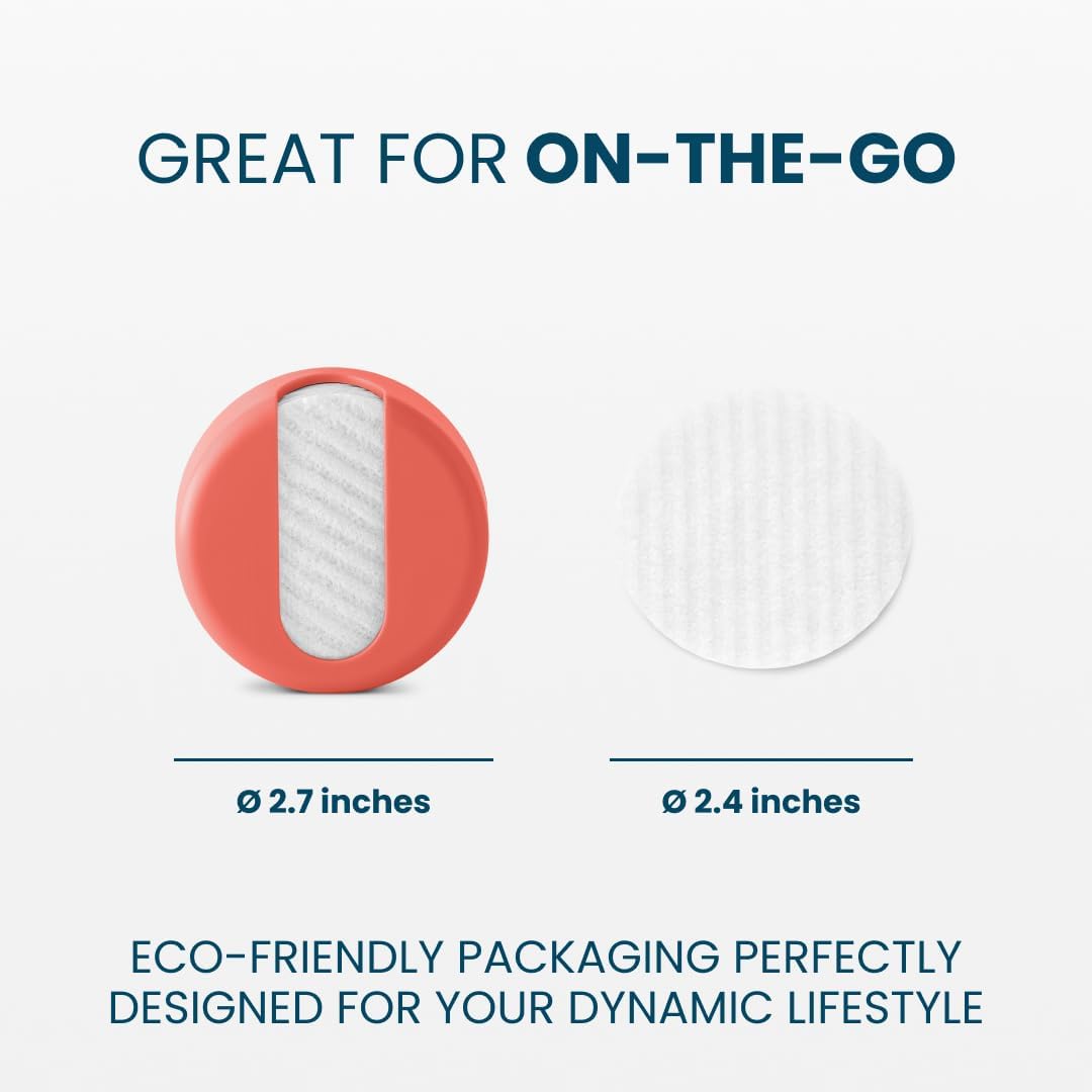 LastRound® Sustainable Reusable Cotton Rounds for Facial Cleansing – Zero-Waste Eco-Friendly Makeup Remover Pads for All Skin Types with Travel Storage Case