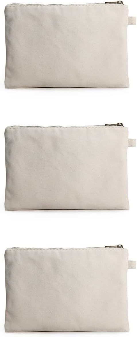 Zipper Pouch Storage Bag Simple and Stylish Women's Cosmetic and Travel Bag (Beige-basic-3)