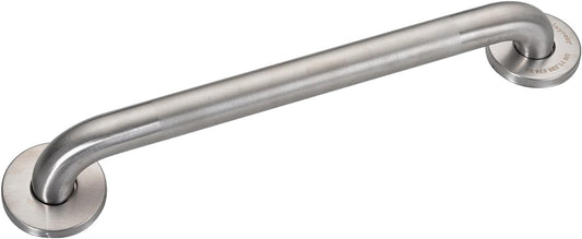 Joyrain 16-inch Bathroom Safety Grab Bar - 500lb Weight Capacity ADA Certified Anti-Slip Handle for Shower/Tub/Toilet, Elderly & Disabled Assist (Peened, 18 inch)