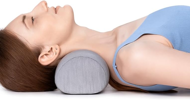 Small Neck Roll Pillow, Use to Neck Pain, Muscle Relief, Shoulder Pain Relaxer Foam Pillow