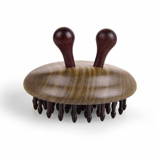TAN MUJIANG Massage Hair Comb Hair Brush Round Shape (Snail)