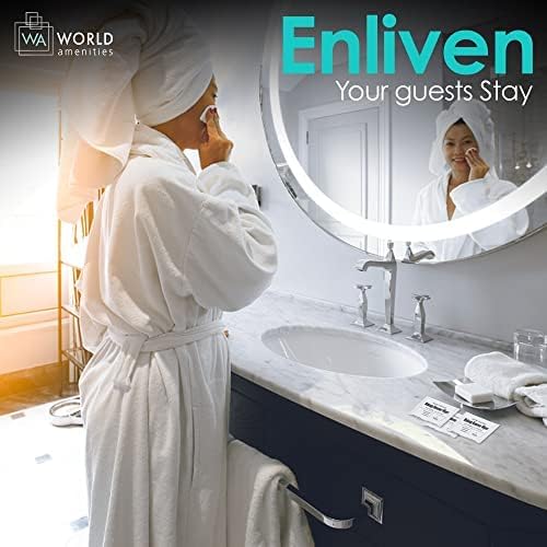 World Amenities - Bulk Makeup Remover Wipes - 25 Wipes per Bulk Pack - Resealable Packaging for Convenience