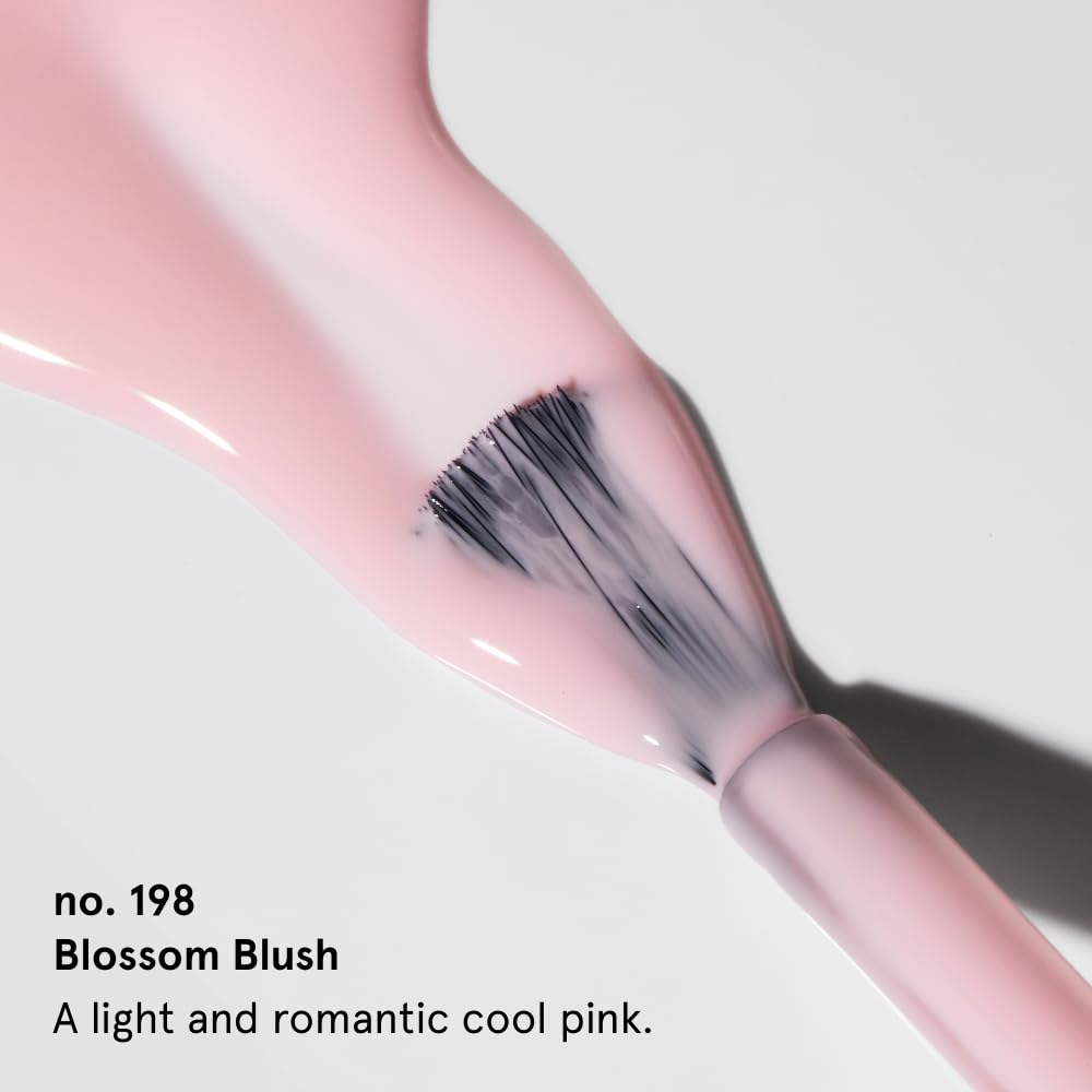 gitti Plant-based Nail Polish I Non-Toxic, 30-Free, Based On Natural Origin Ingredients, Cruelty-Free, Vegan, High Performance Colors, Glossy Finish, Shade no. 198 Blossom Blush (0.5 fl oz)