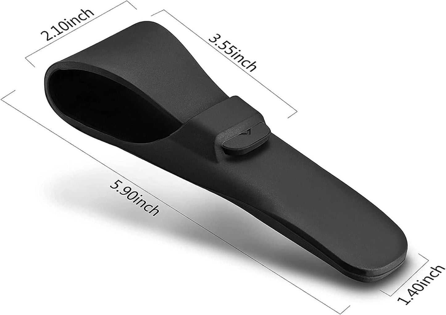 LinMei Silicone Razor Travel Case Compatible with Gillette, Parker, Merkur Razor (Black+Cleaning Brush)