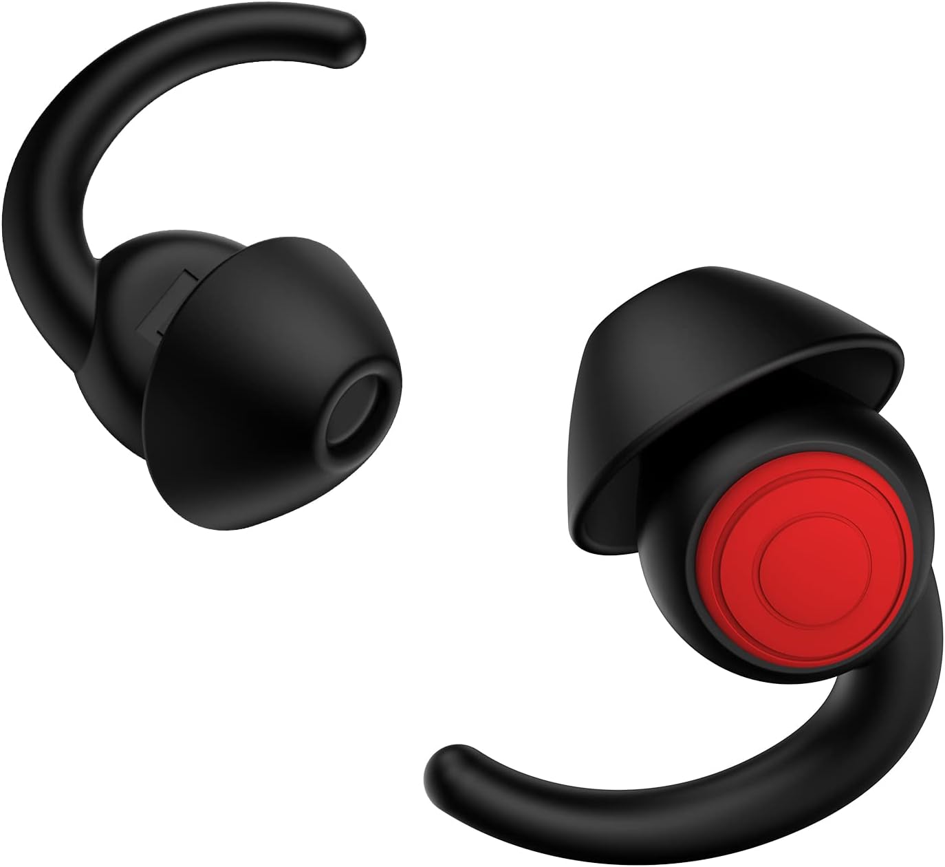 Earplugs for Sleeping Noice Cancelling, Ergonomic Design with 25dB Protection, Black, 2 Pairs