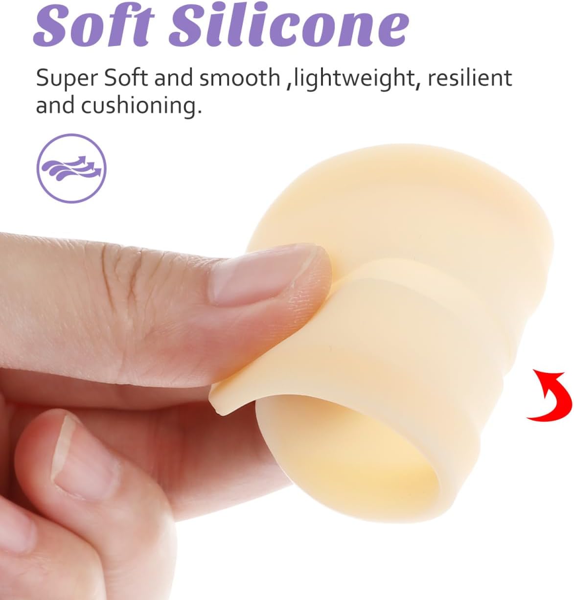 SUPVOX Bra Strap Cushions Shoulder Pain Relief Protectors Pads Silicone Breathable for Lady Non Slip 6PCS Black