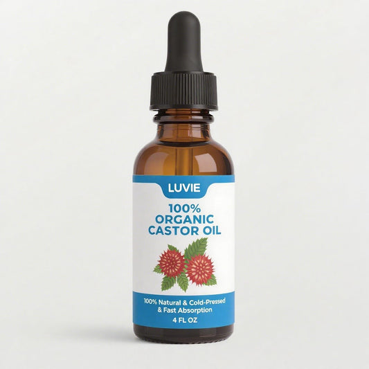 Luvie Castor Oil ， Organic Cotton Castor Oil GetLuvie for Liver Support, Digestion Aid, Muscle Relaxation Comfortable 1pcs