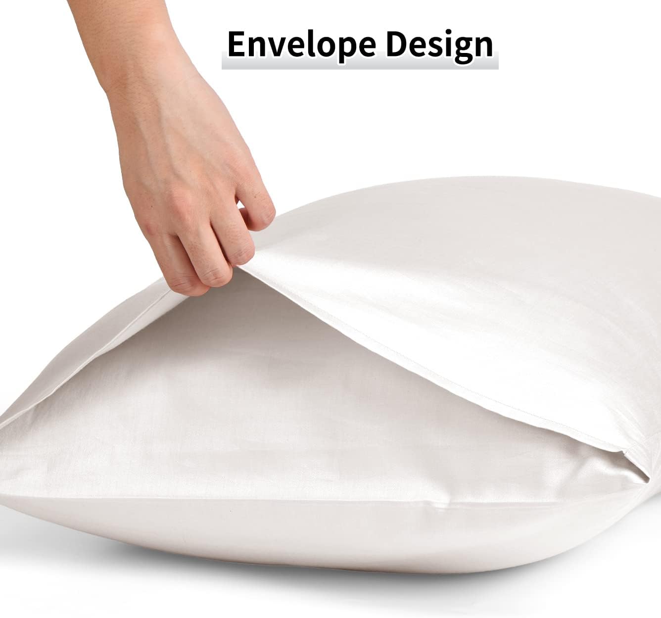 Warmstar Cotton Body Pillow Cover 1 Pack, 600 Thread Count Body Pillow case 20"x54", Long Body Pillow Case Cover Soft Breathable with Envelope Closure,White