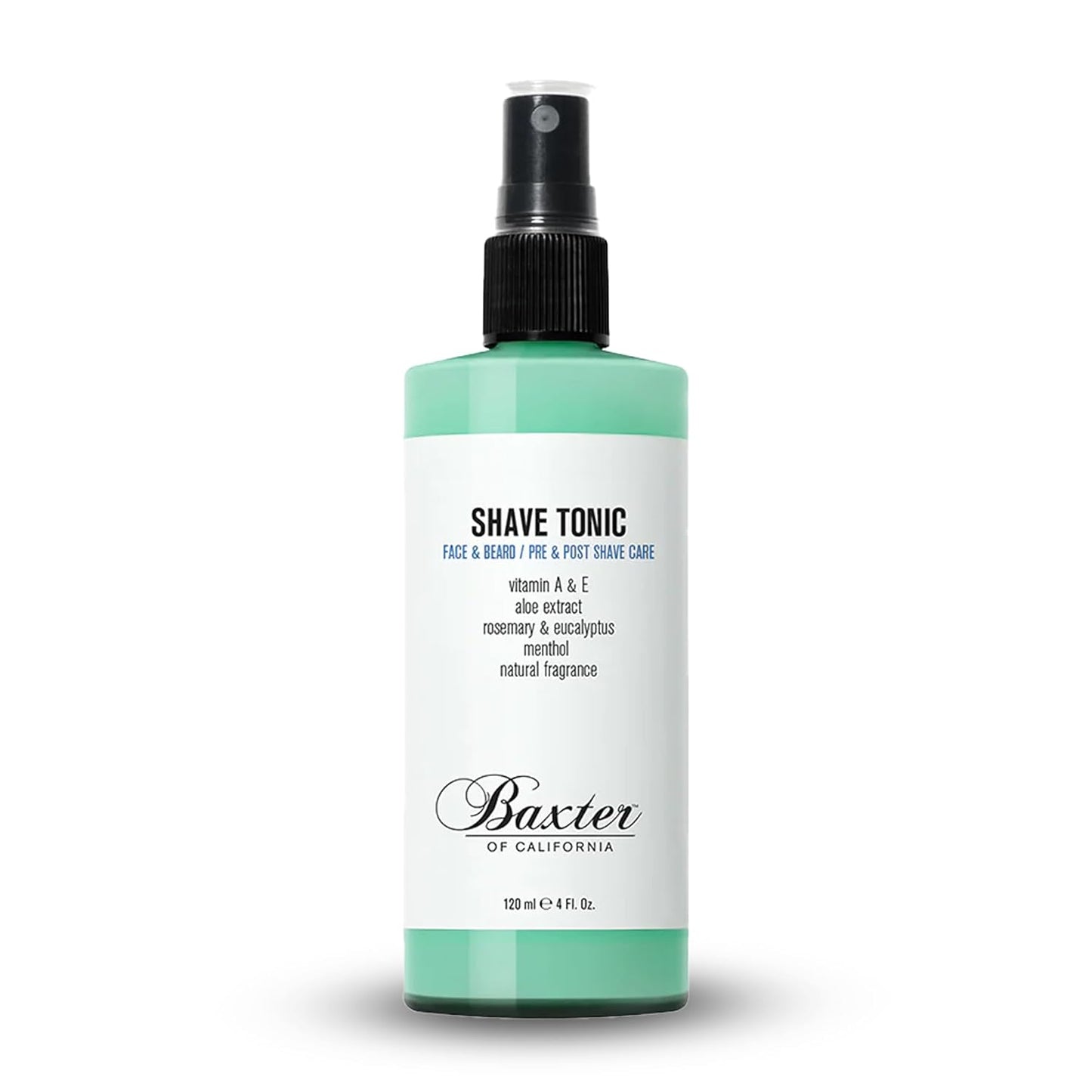 Baxter of California Shave Tonic For Men | Non-Drying | Hydrate & Strengthen | Aloe Extract and Eucalyptus | 4 fl oz.