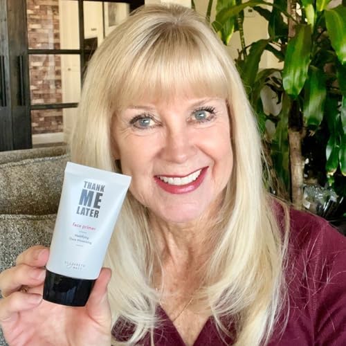 Elizabeth Mott Thank Me Later Face Primer - Mattifying Makeup Base Primer for Shine and Oil Control - Pore Minimizer, Smooths Wrinkles and Fine Lines – Long-Lasting Makeup Gripping Formula, 30g