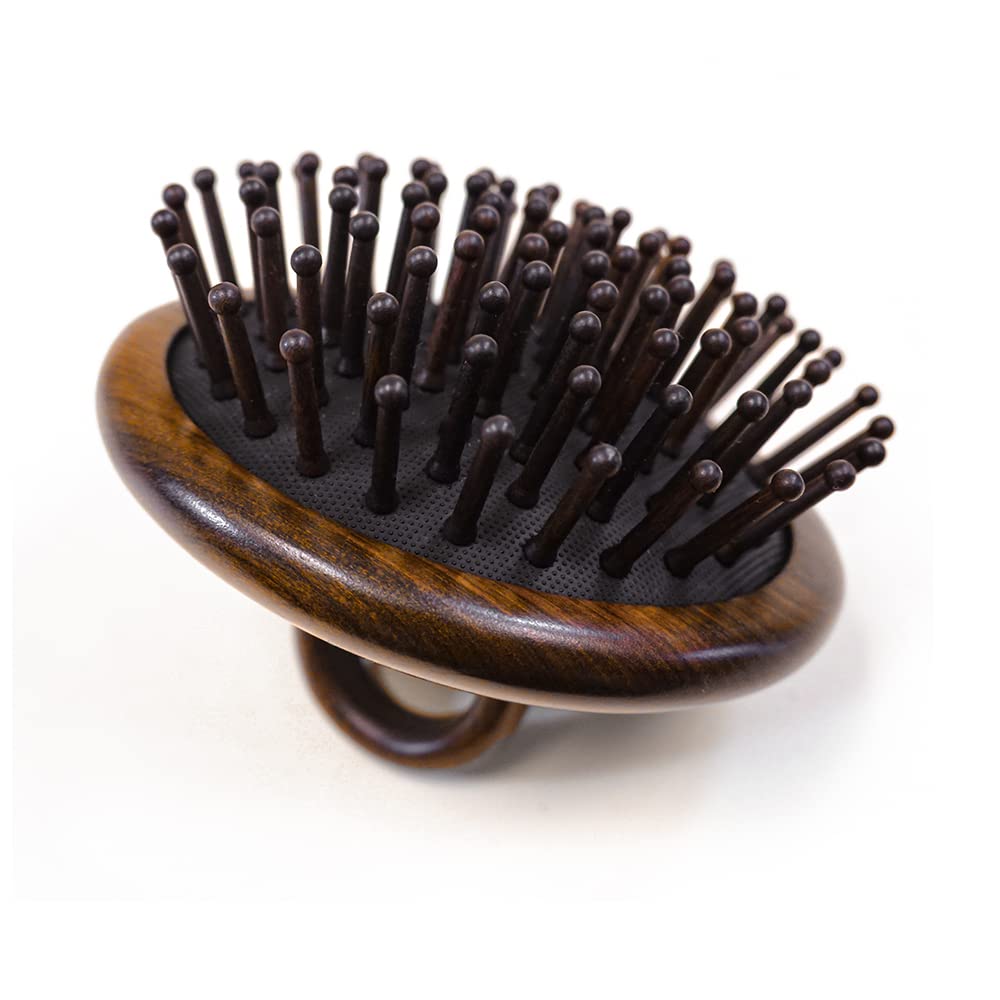 TAN MUJIANG Massage Hair Comb Hair Brush Round Shape (Round Shape Cushion Brush)