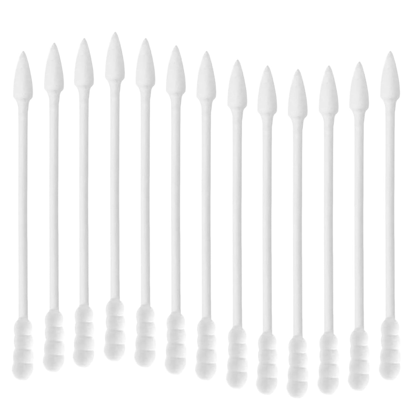 Pointed Tip Cotton Swabs, 800 Count Double Tipped Precision Tips Cotton Buds Spiral Head with Paper Stick, Cotton Buds for Makeup, Personal Care, Crafts(Pointed+Spiral Head)