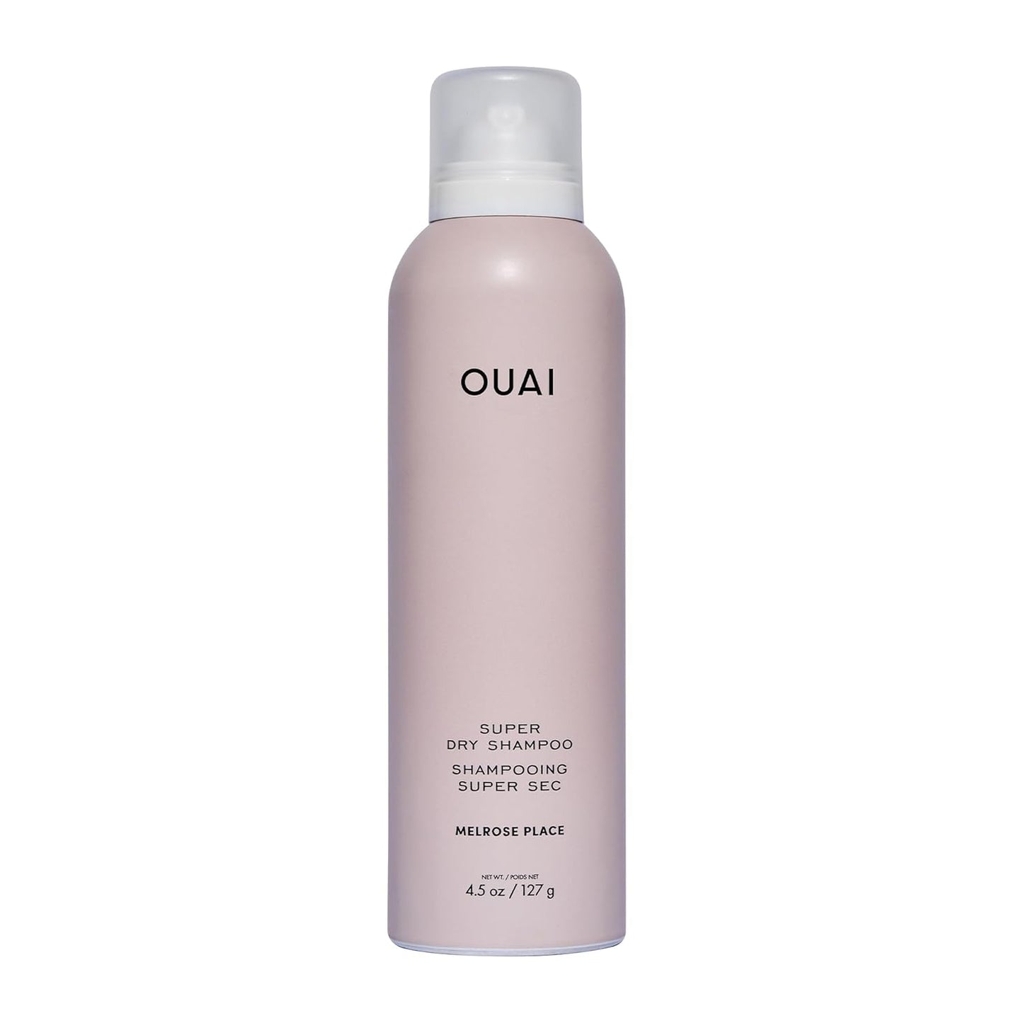 OUAI Super Dry Shampoo - Volumizing Dry Shampoo - Absorbs Oil, Dirt & Sweat - Blends Seamlessly into Hair with Zero Residue & Enriched with a Long-Lasting Scent - Melrose Place (4.5 oz)