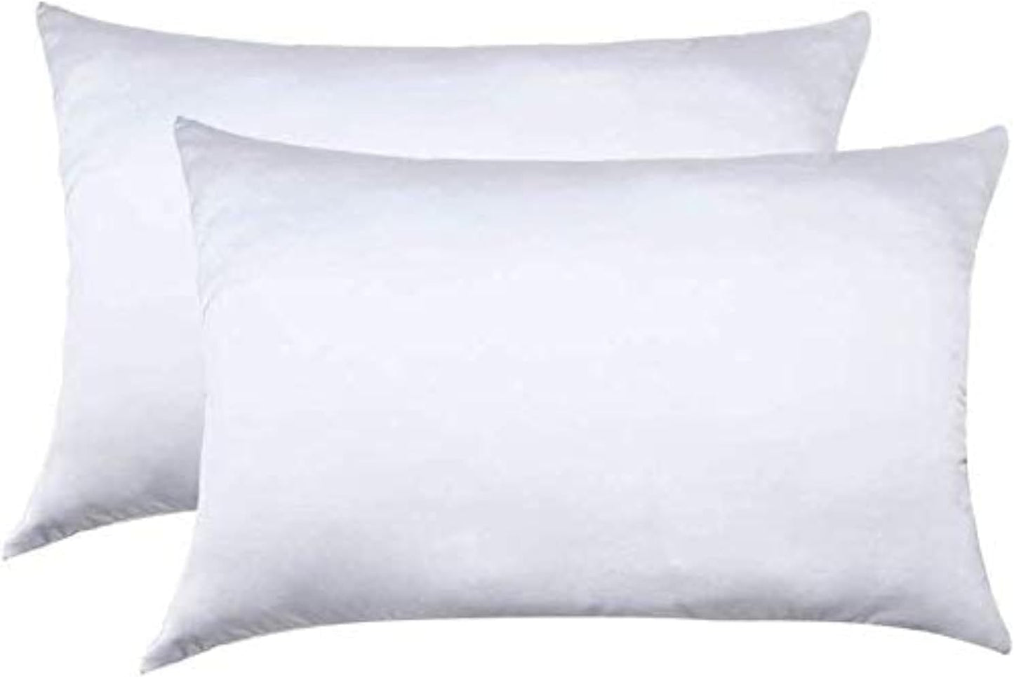 100% Mulberry Silk Pillowcases Set of 2 for Hair and Skin and Super Soft and Breathable Queen Size Nature Silk Pillowcases (Queen, White)