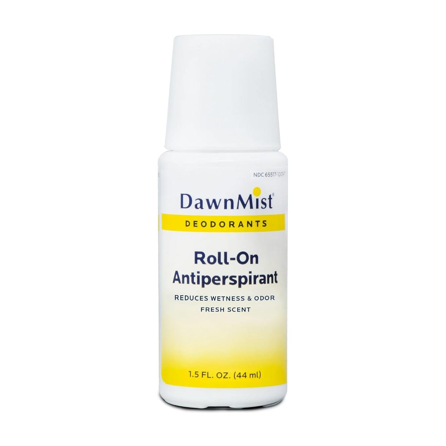 Dukal RD15 DawnMist Roll on Antiperspirant & Deodorant, Fresh Scent, Travel Size, 1.5oz, 20 pack