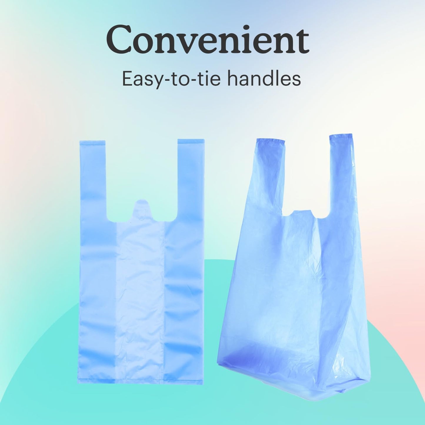 Because Incontinence Disposal Bags, Discreet, Tear Resistant Adult Disposal Bags for Men & Women, Extra-Large, Leak Protection, Odor Blocking, 150 Count (3 packs of 50)