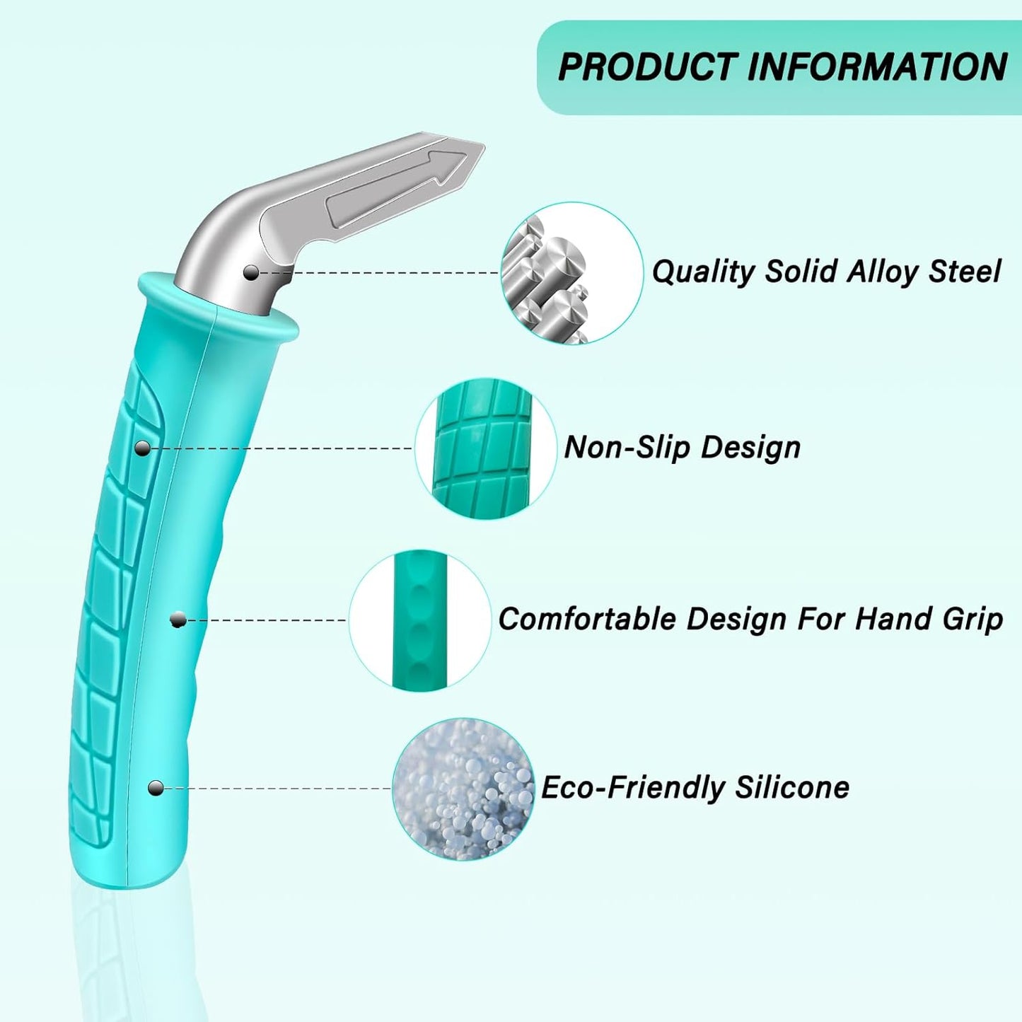 2 Pack Seniors Car Door Handle Assisted Portable Vehicle Support Handle Easy Sit Aid Car Latch Handle for Seniors and Disabled Support Up to 400 lbs (Green - 1 Pack Handle + Strap)