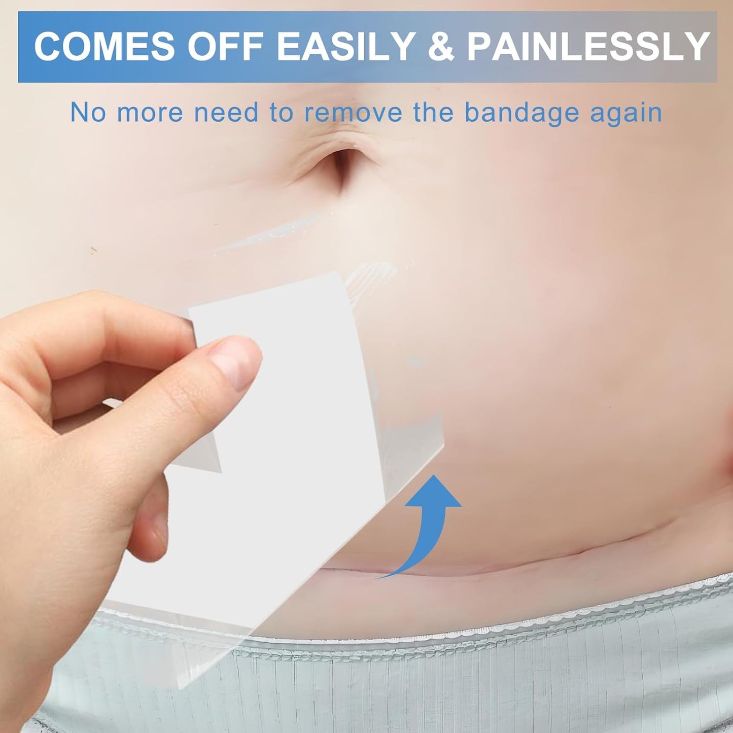 30 Pack 4"x14" Waterproof Adhesive Island Dressing for Post-Surgery Recovery | Sterile Bordered Gauze Bandages with Non-Stick Pad for Knee/Hip Replacement, Surgical Incision Care & Shower Protection