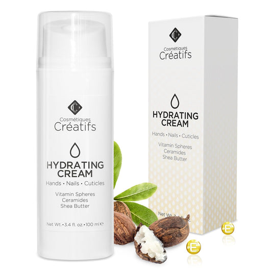 Moisturizing Hand Cream for Dry, Cracked Hands, Nails and Cuticles - 3.4 fl. oz. - Anti-Aging Skin Moisturizer with Vitamin E, Shea Butter, and Ceramides