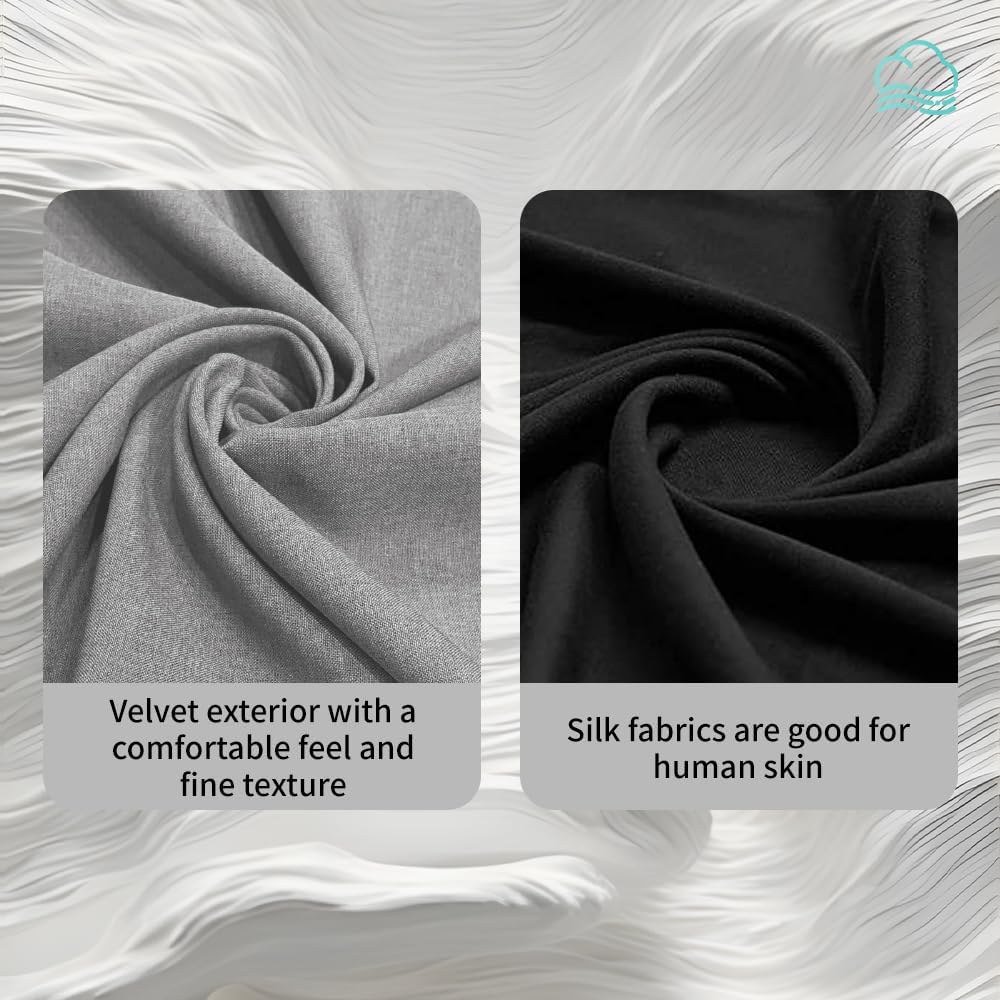 Heated Eye Mask with Bluetooth Headphones SYPVRY Wireless Sleep Eye Mask Headphones for Sleeping with Temperature & Timer Control, Warm Eye Compress USB Heated Mask for Dry Eyes Style,Grey