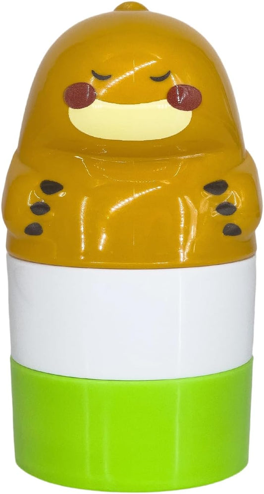 Sunscreen Applicator, Green Alligator Refillable Roll on Sponge Sunscreen Holds 2.5fl oz For Kids Women Men Outdoor Mess Free Portable Travel