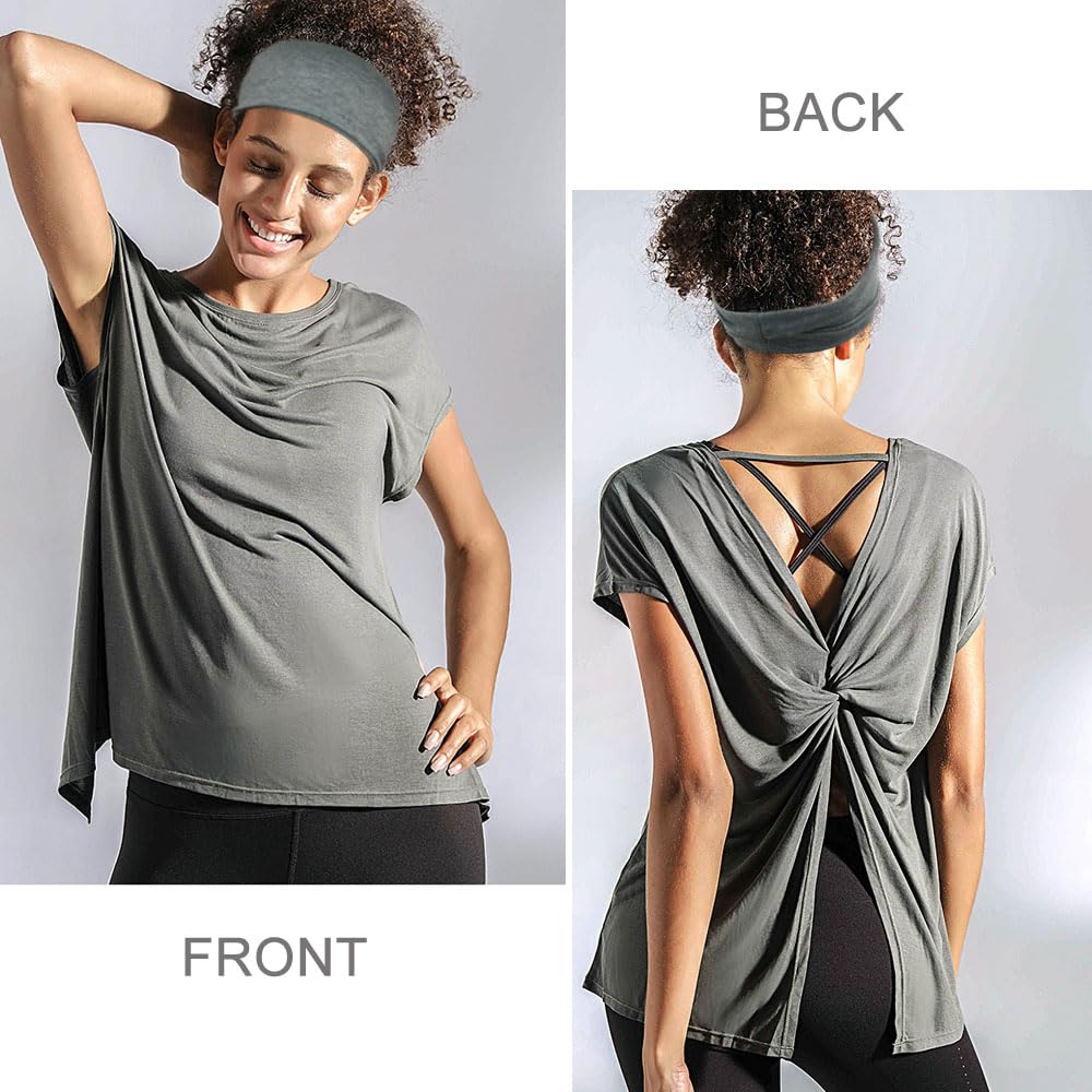 Fashion Headbands For Women Wide Headband Yoga Workout Head Bands Hair Accessories Band 6 Pack