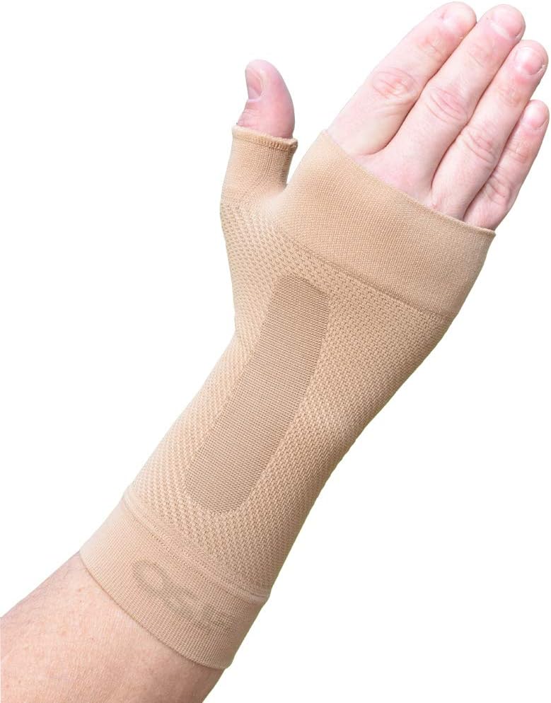 OrthoSleeve WS6 Compression Wrist Sleeve/Carpal Tunnel Wrist Brace, Supports Pain and Strain and Fatigue