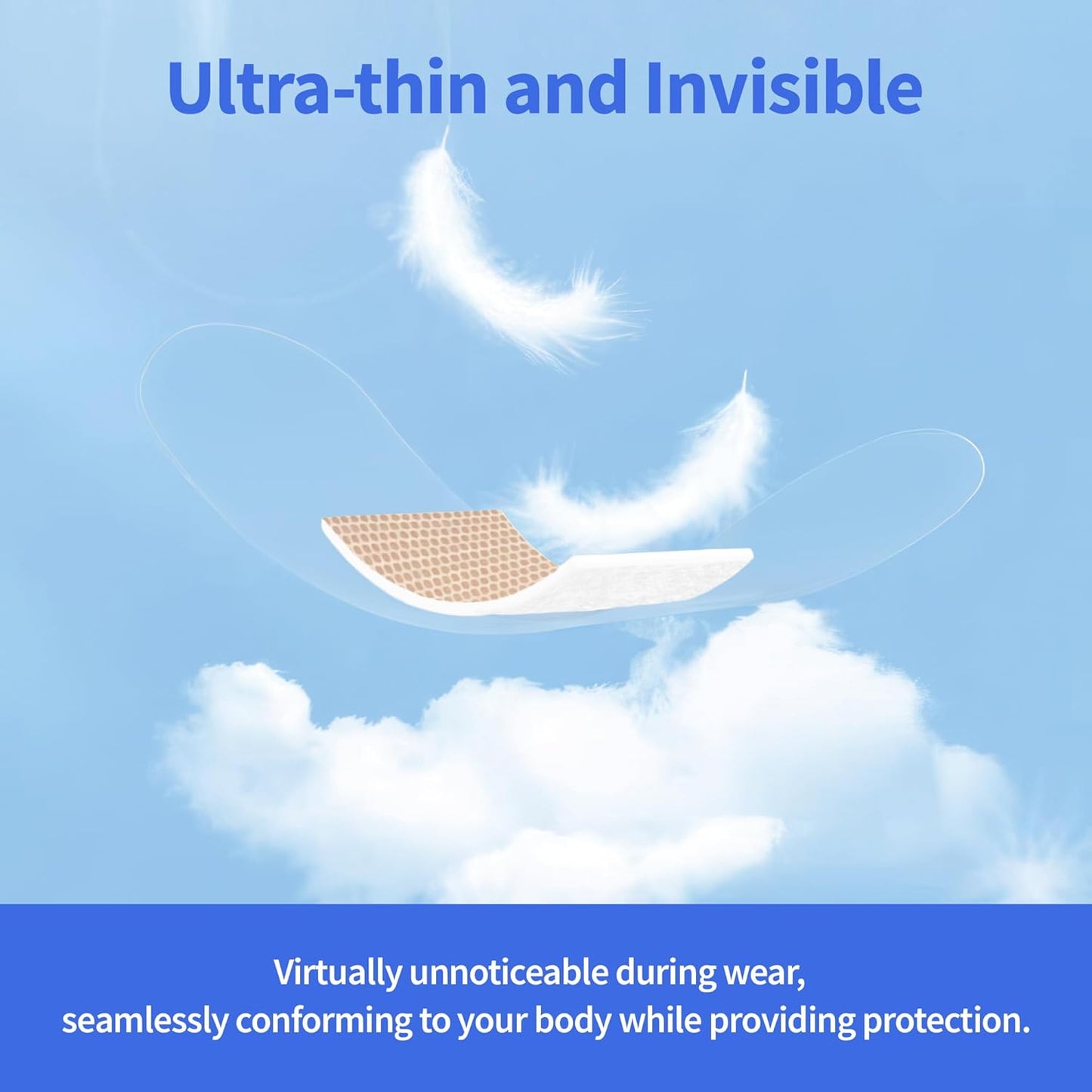 Waterproof Bandages, Clear Adhesive Bandages for First-Aid, Wound Care, Fingers, Knees and Heels, Stays on Skin in The Bath, Shower or Pool, Assorted Sizes, 100 Count