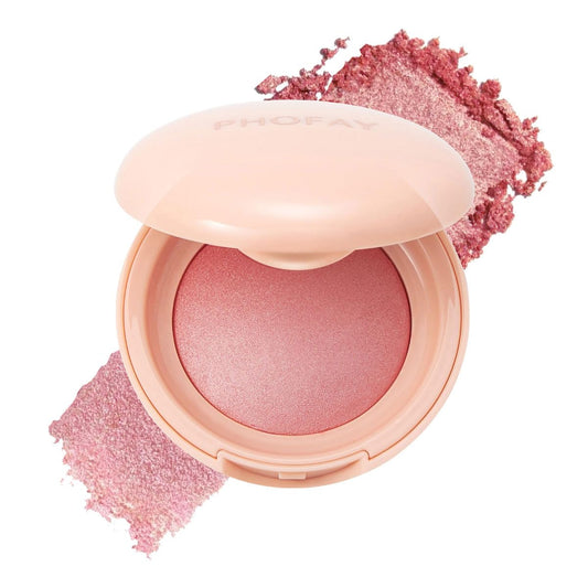 Luminous Blush Powder-Multi-Use Formula, Ultra-Fine & Smooth, Longer-Lasting Wear with Natural Luminous Glow (02#)