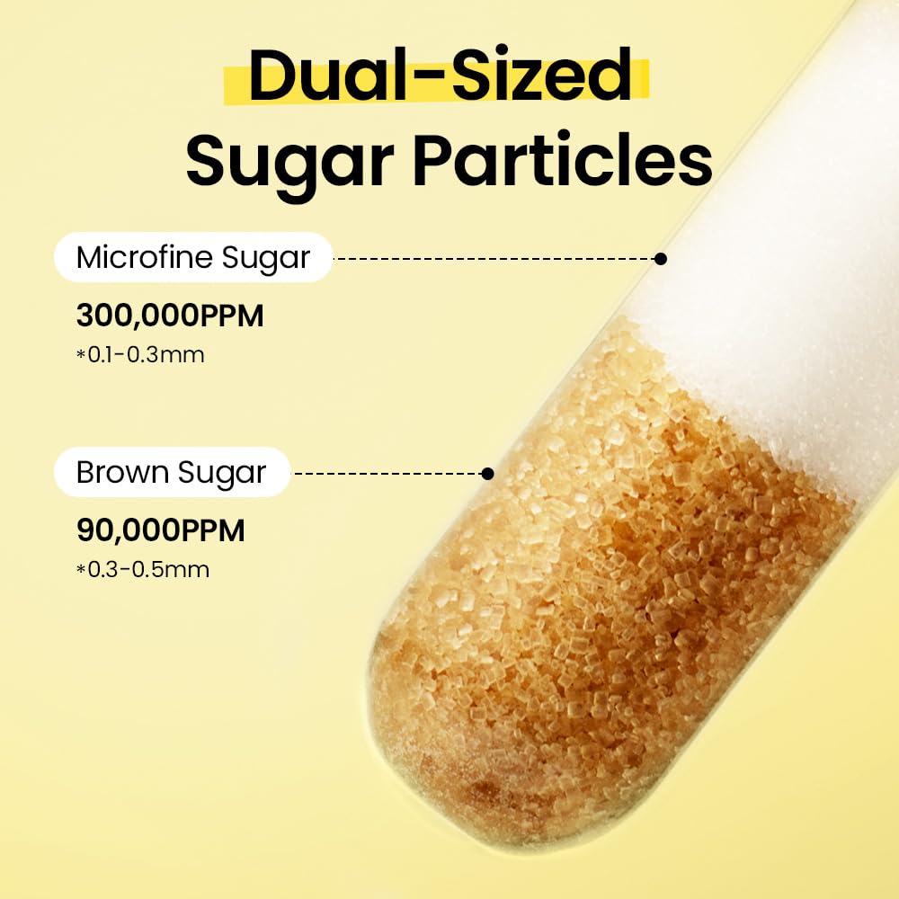 Gorilla Waxing Jelly Sugar Scrub – Exfoliating & Moisturizing Body Polish with Natural Ingredients, Dual Sugar Crystals for Smooth Skin, Prevents Ingrown Hair & Razor Bumps, Korean Skin Care - 7.05 oz