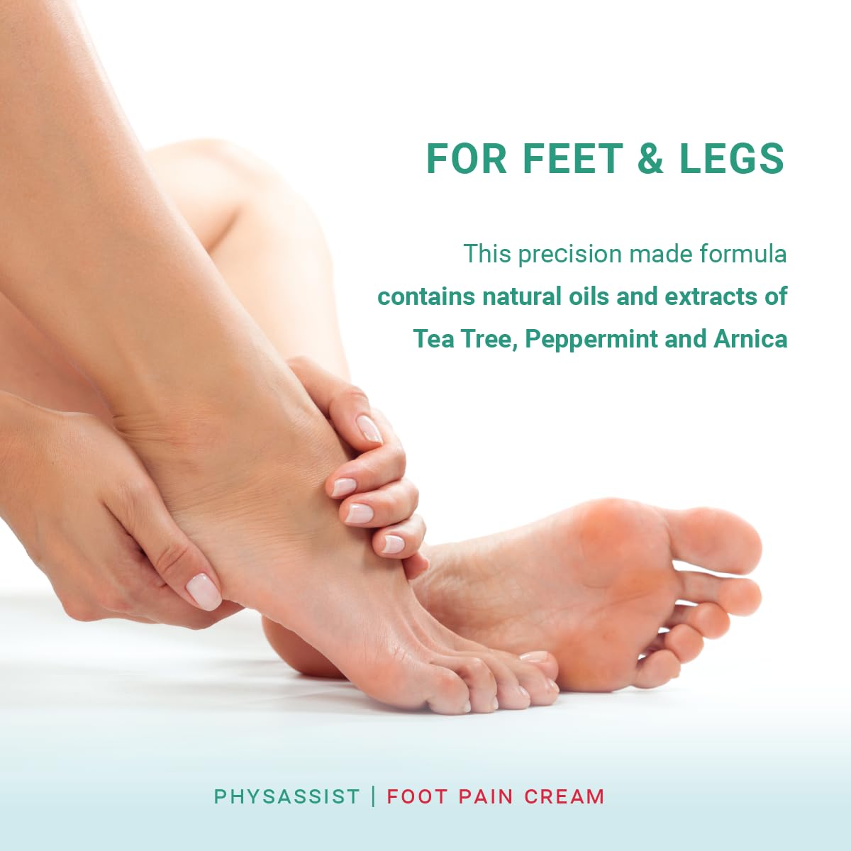 PhysAssist Soothing Foot Cream to Feet and Legs. 4 oz Jar