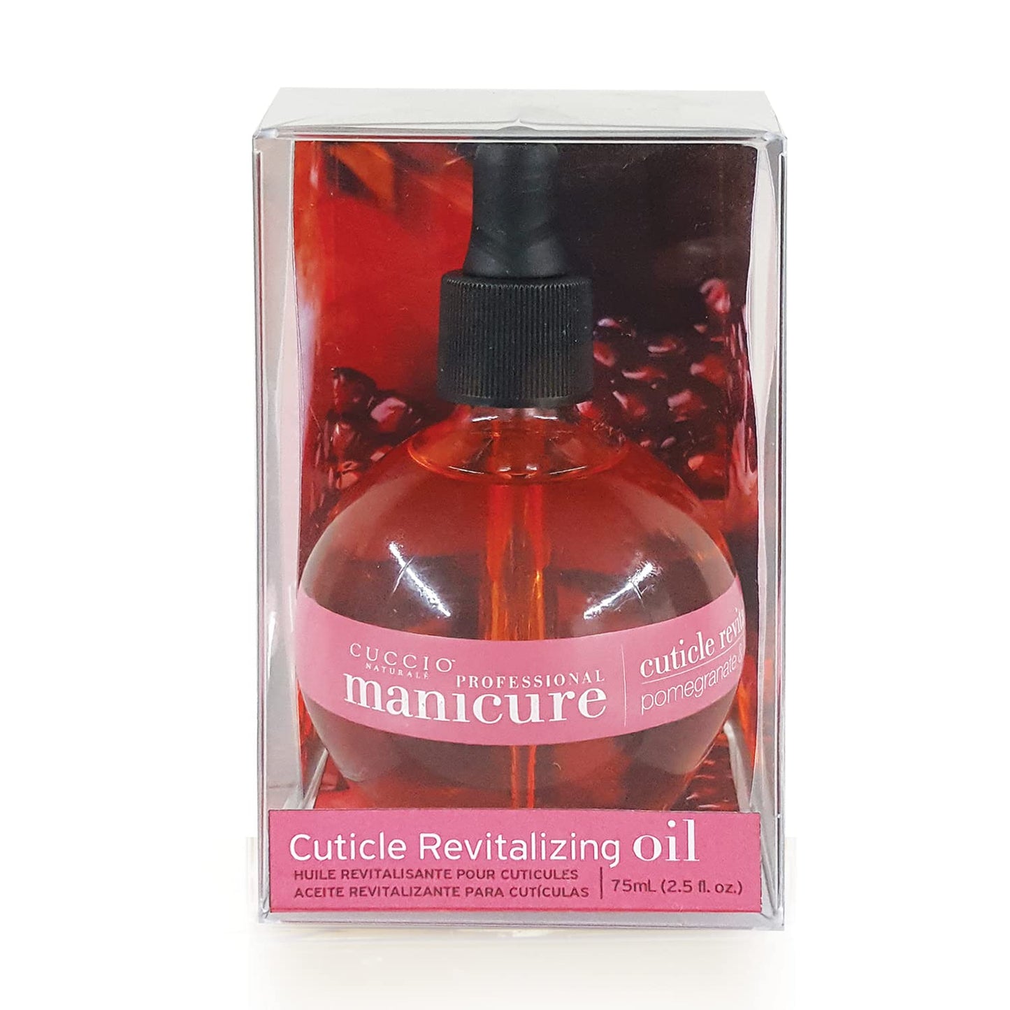 Cuccio Naturale Revitalizing Cuticle /Hydrating Oil For Repaired Cuticles Overnight - Remedy For Damaged Skin And Thin Nails - Paraben /Cruelty-Free Formula - Pomegranate And Fig - 2.5 Oz