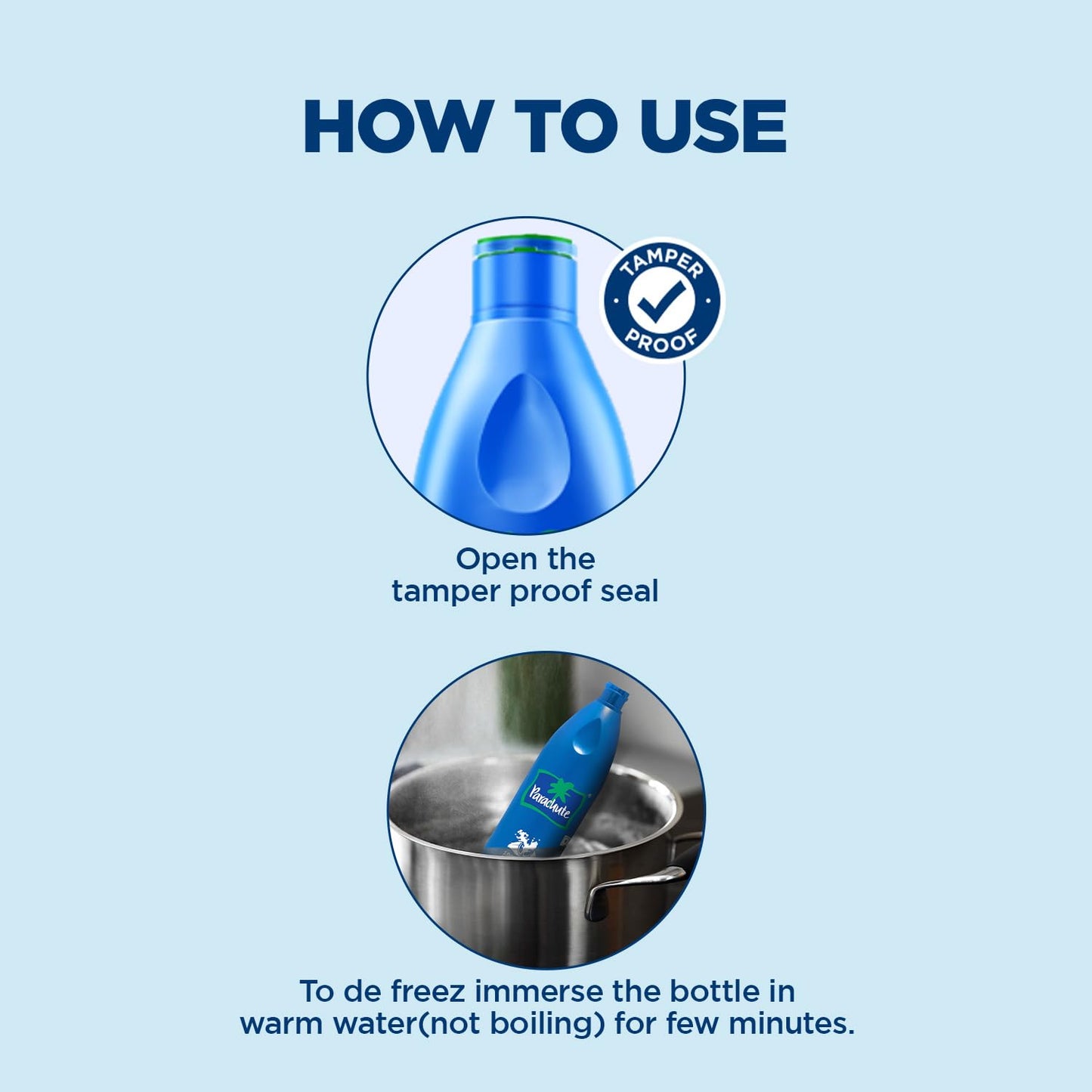 Parachute Coconut Oil| 100% Pure & Natural| Unrefined Coconut Oil| No Chemicals & Preservatives| Fresh Long Lasting Aroma| Untouched By Hands| 15 Fl Oz | Pack of 2