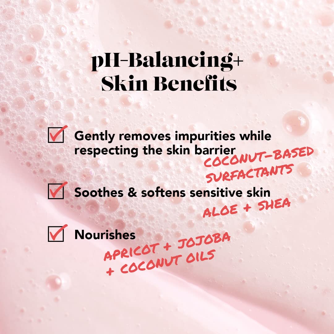 SweetSpot Labs pH Balanced Wash for Sensitive Skin, Sulfate Free, Clean, Gynecologist Tested & Approved, Unscented Body Wash, 8 oz (Pack of 3)