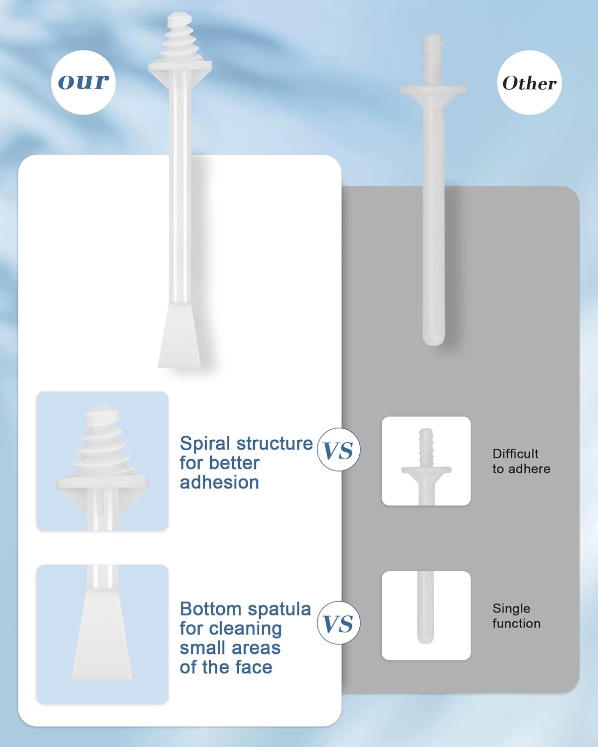 50 Pcs Nose Wax Sticks, Nose Wax Kit Men and Women Nose Wax Applicator Sticks for Nostrils Ears Face Cleaning