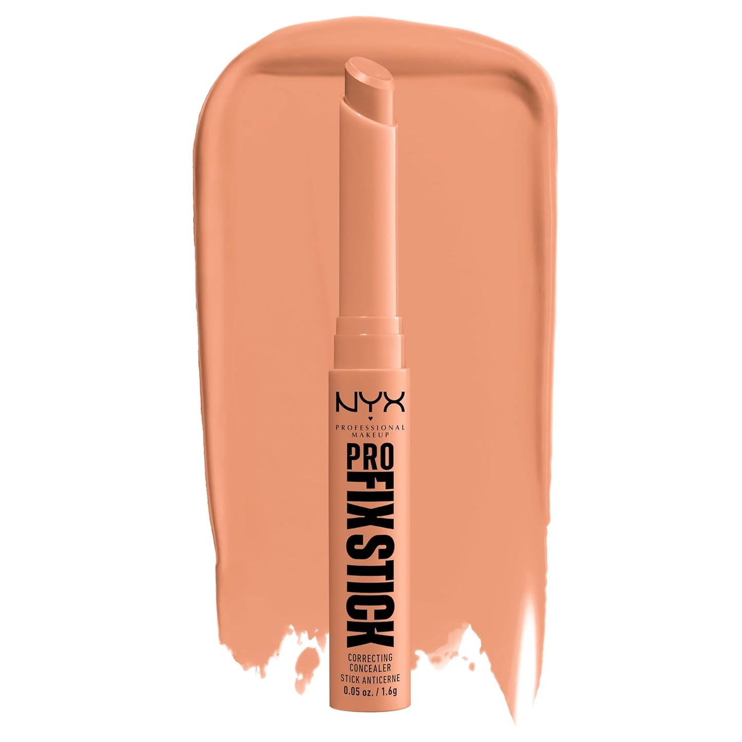 NYX PROFESSIONAL MAKEUP Pro Fix Stick Correcting Concealer, Buildable Medium Coverage Concealer Stick - Dark Peach