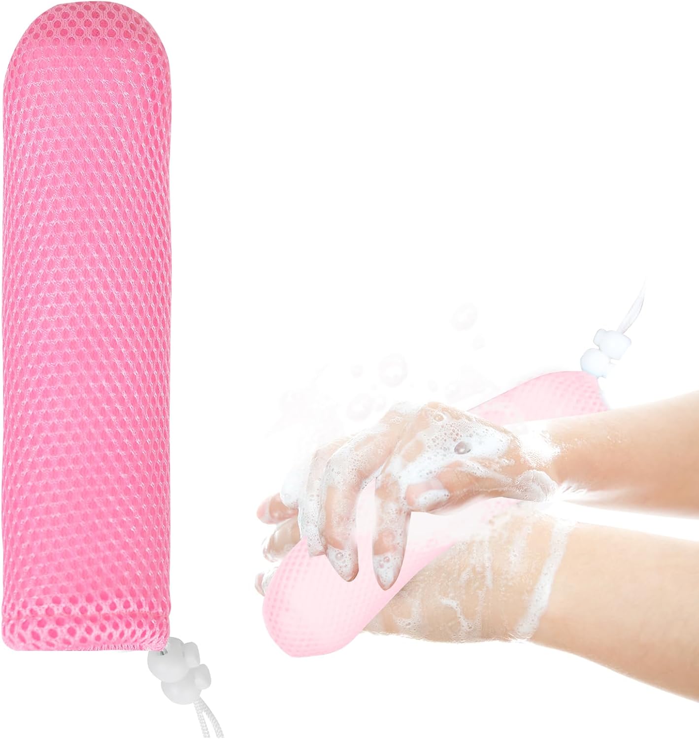 Long Handle Bath Brush, Anti-Slip Curve Handled Bath Body Brush, Back Scrubber for Shower, Easy Reach for Seniors, Suitable for Elderly/Pregnant Aid Bathing & Shower(Not Include Brush Handle)