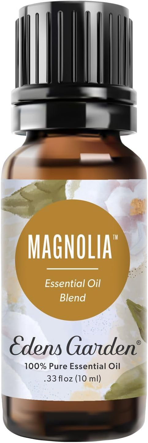 Edens Garden Magnolia Essential Oil Blend – 100% Pure Therapeutic Grade Aromatherapy, Toxin-Free, Clean & Natural, Best for Diffuser & Skin, Floral Scented Candles & Soap Making 10 ml (.33 fl oz)