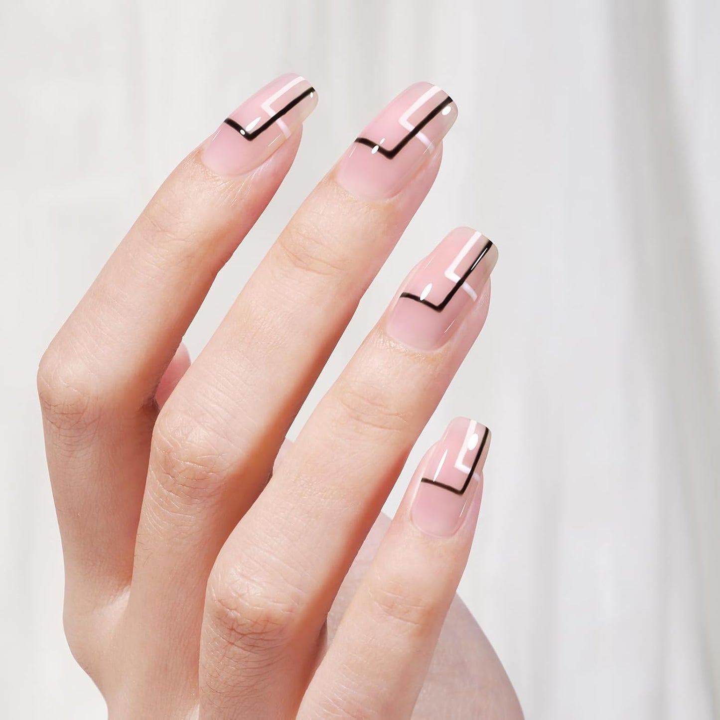 AILLSA Nude Gel Polish Gray Pink Jelly Gels Nail Polish Neutral Color Translucent Soak Off U V Polish Natural Milky Gel Polish for Nail Art French Manicure at Home 0.51 Fl Oz /GB61