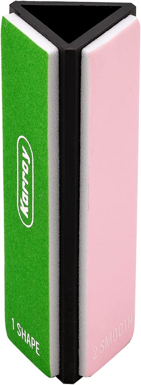 Nail Files and Buffers for Natural Nails Smooth and Polish Gel Surface 400/600/4000 Grit (D-Prism)