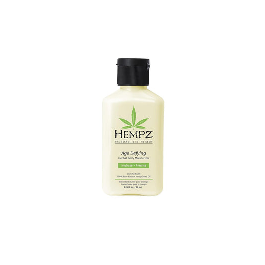 HEMPZ Body Lotion Age Defying - Shea Butter Daily Moisturizing Cream, Shea Butter Hand and Body Moisturizer - Hemp Lotion - Skin Care Products, Hemp Seed Oil - Mini, 2.25 oz.