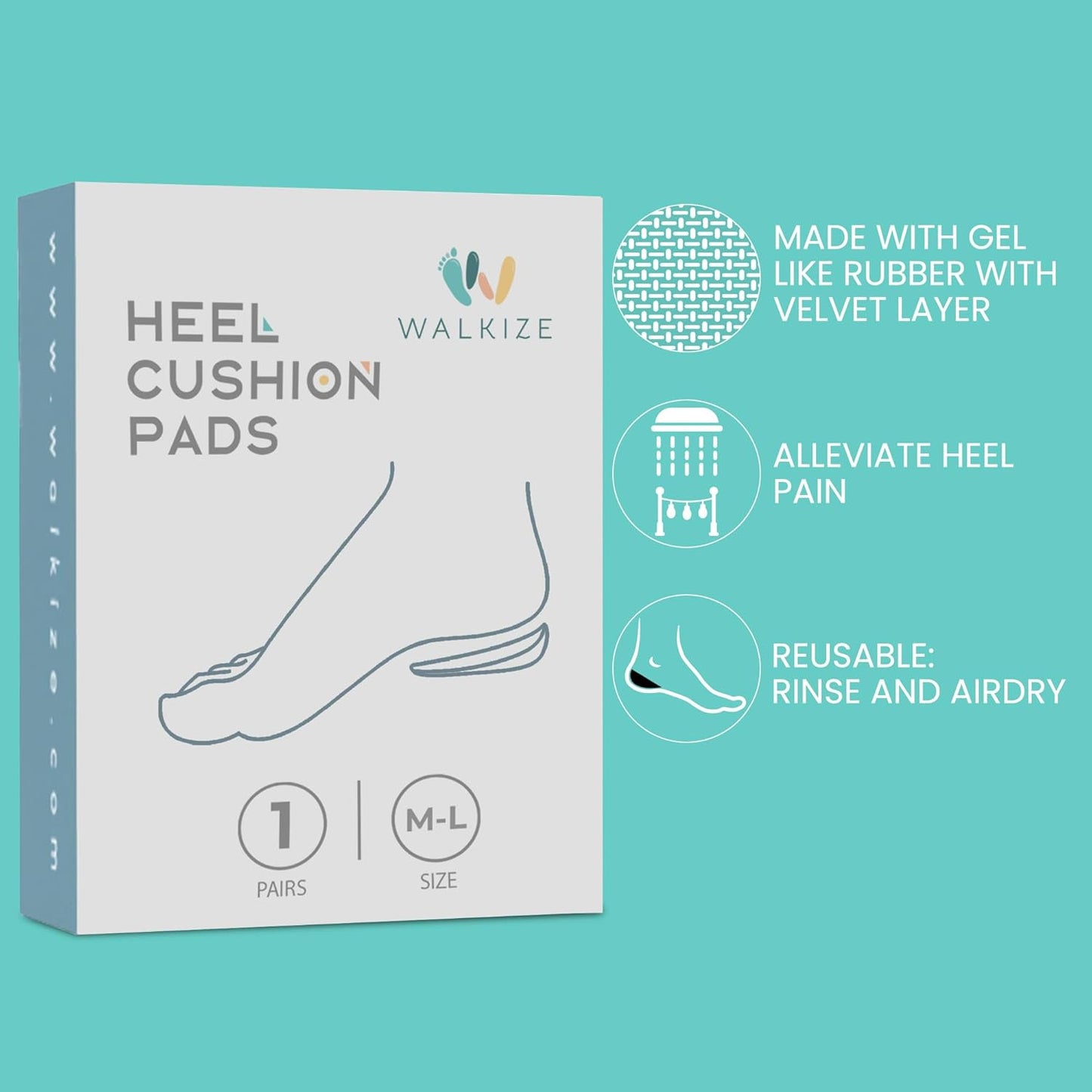 Metatarsal Pads Women | Heel Inserts for Women | Ball of Foot Cushions (2 Pairs Foot Pads) All Day Pain Relief and Comfort One Size Fits Shoe Inserts (Blue, Unisex 2.5cm)