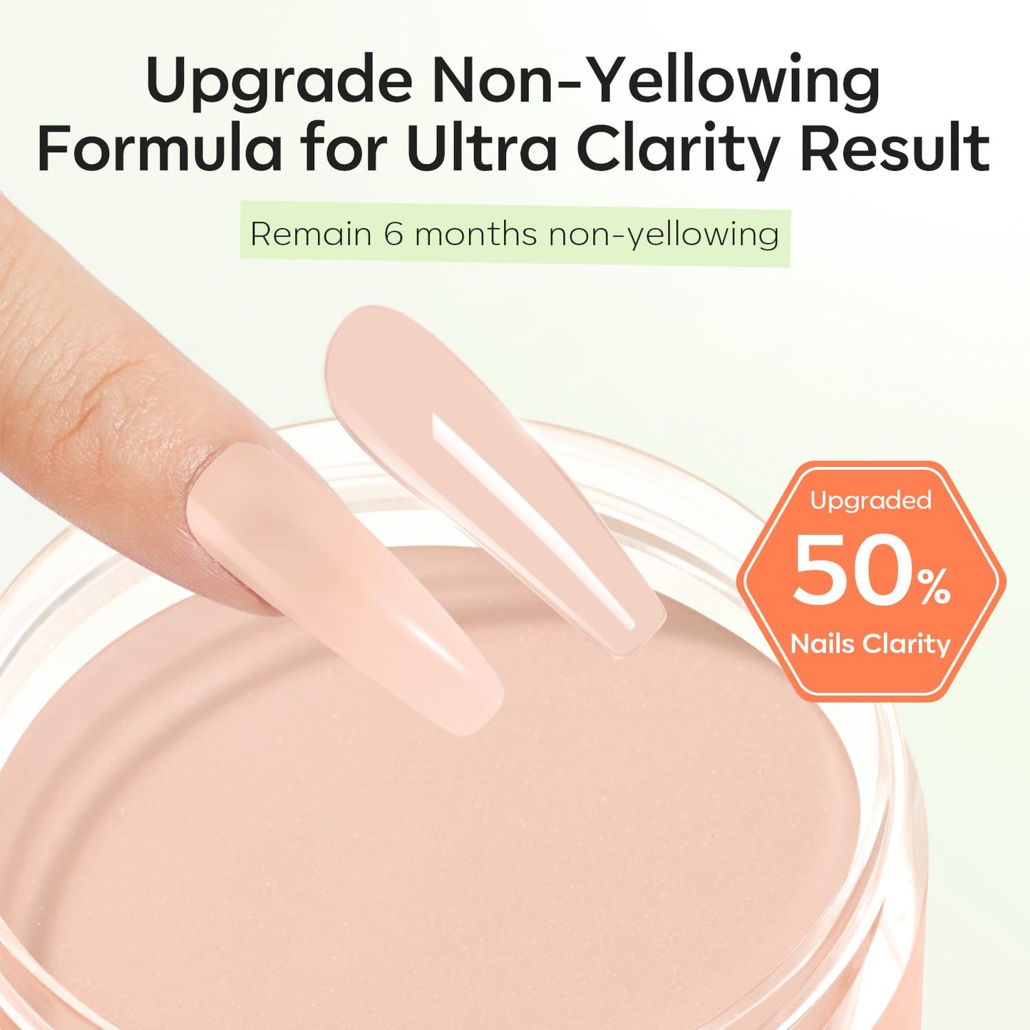 Modelones Acrylic Powder, 4.23oz/120g Cover Nude Blush Large Capacity Professional Acrylic Nail Powder Polymer for 3D French Nails Manicure Extensions & Carving