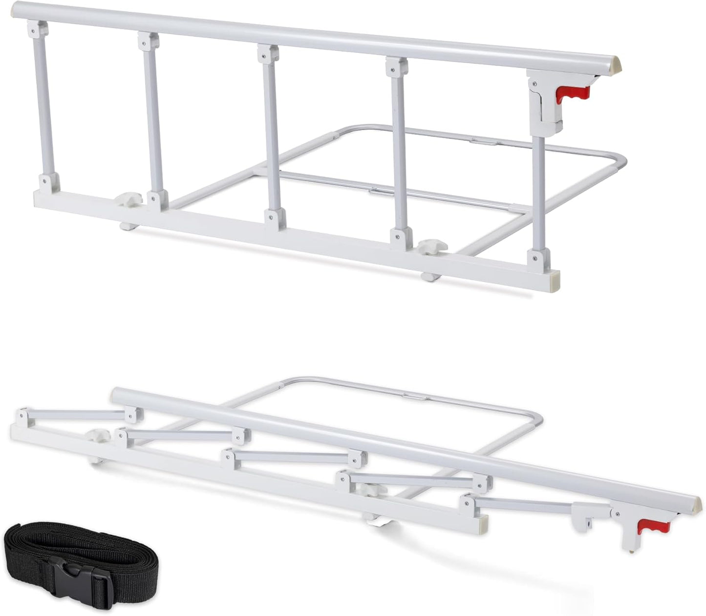 ELENKER Bed Rails for Elderly Adults, Folding Bed Assist Seniors Safety Bed Guard Rail Handle to Prevent Falling Out of Bed, 48.6"x16.3"