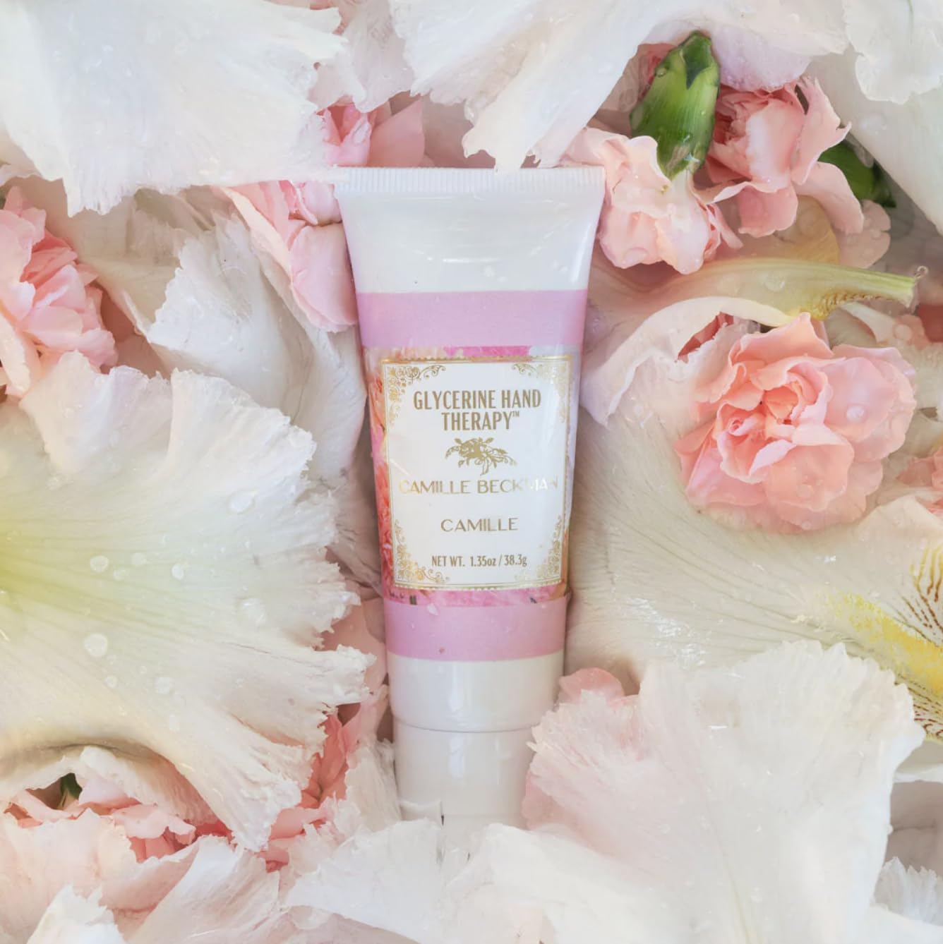 Camille Beckman Glycerine Hand Therapy Cream, Signature Camille, 1.35 Ounce