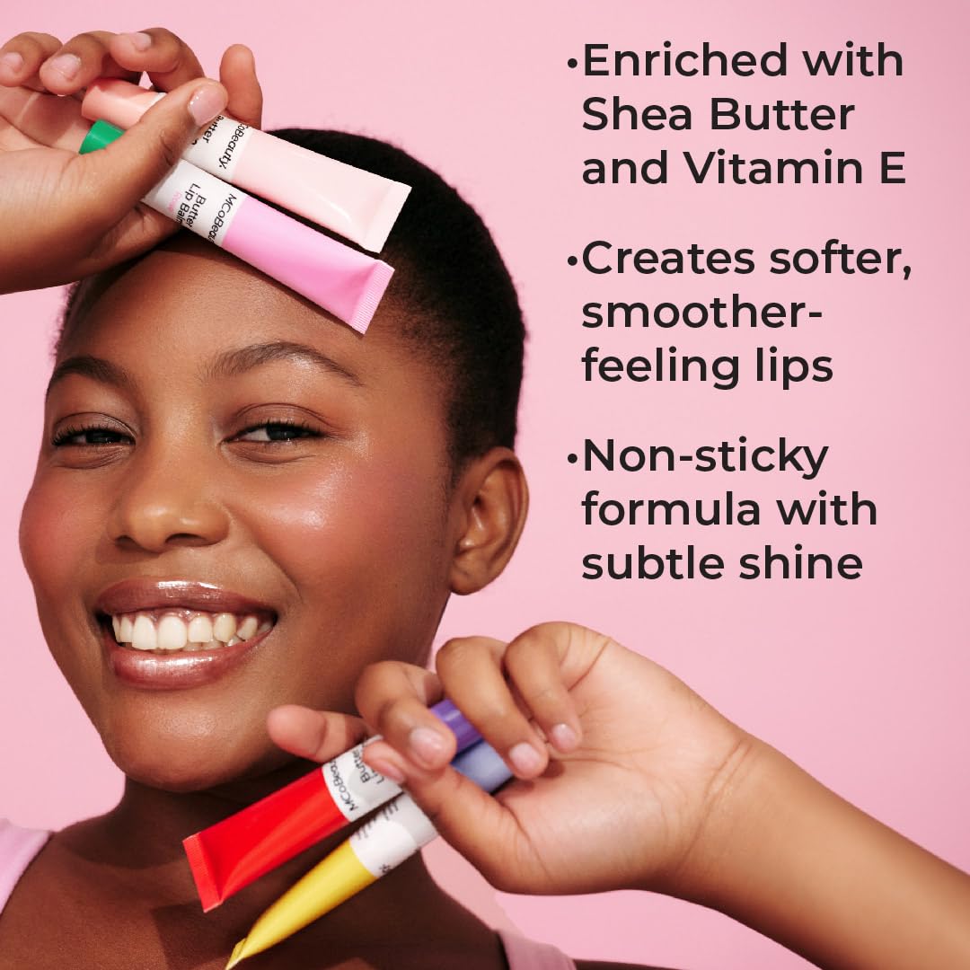 MCoBeauty Butter Lip Balm, Juicy Mango, Hydrating & Nourishing Lip Balm, Vegan, Cruelty Free Cosmetics