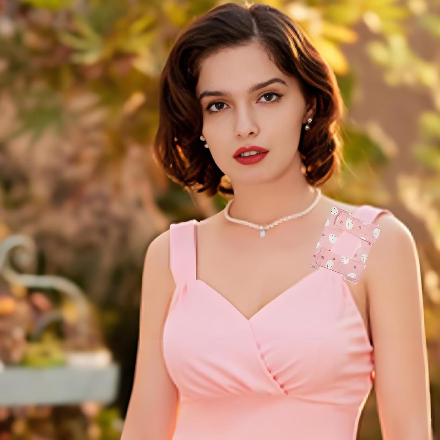 2PCS Chemo Port Pillow and Bra Strap Cushion for Comfort | Soft Recovery Cushion for Pacemaker & Chest Surgery Patients | Adjustable Port Covers for Chemo Patients (Pink Bunny)