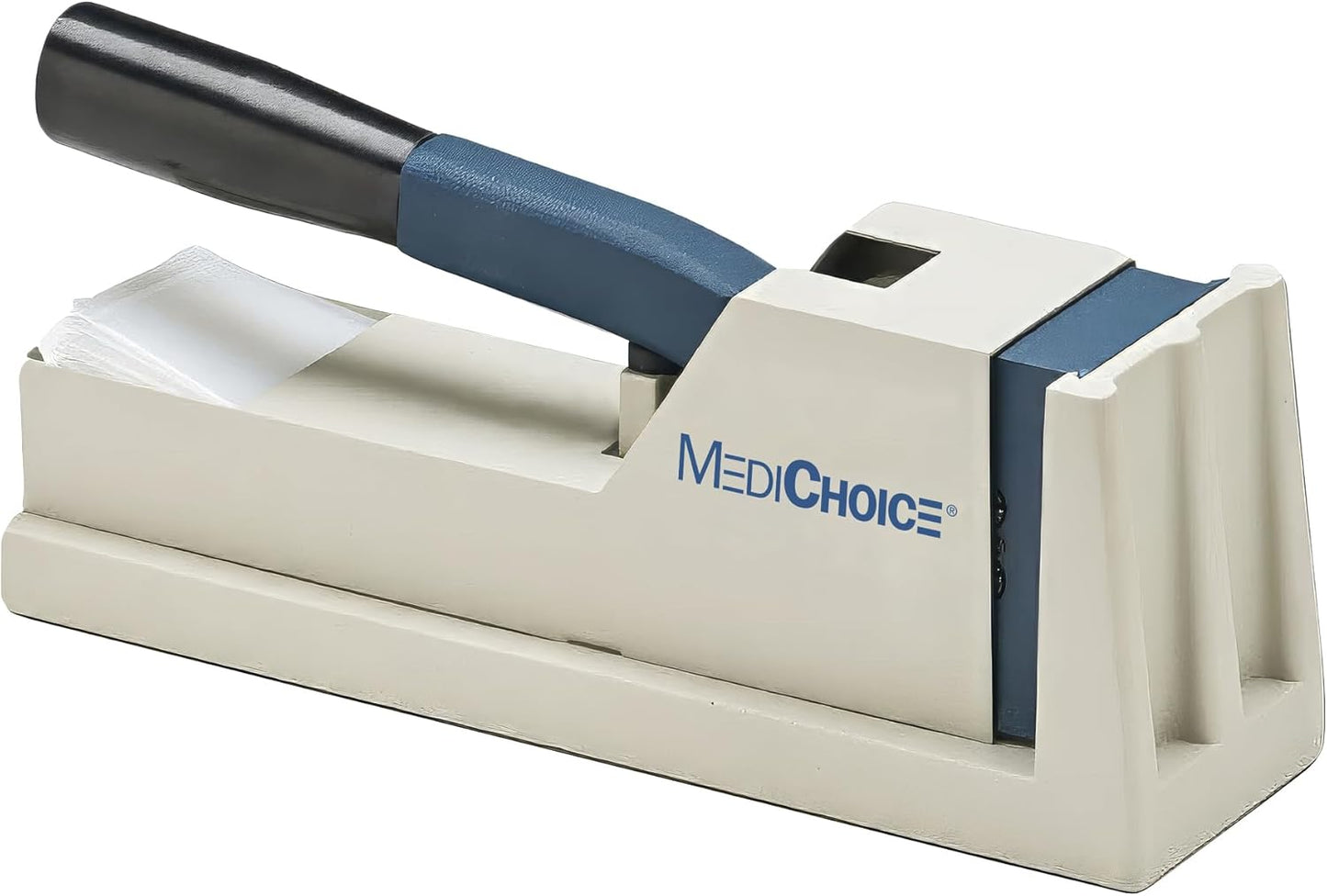 MediChoice Hand Operated Heavy-Duty Pill Crusher System Crushes Multiple Tablets at Once Compounding Medications Children Elderly Pets PLC5000 +50 Pill Pouches