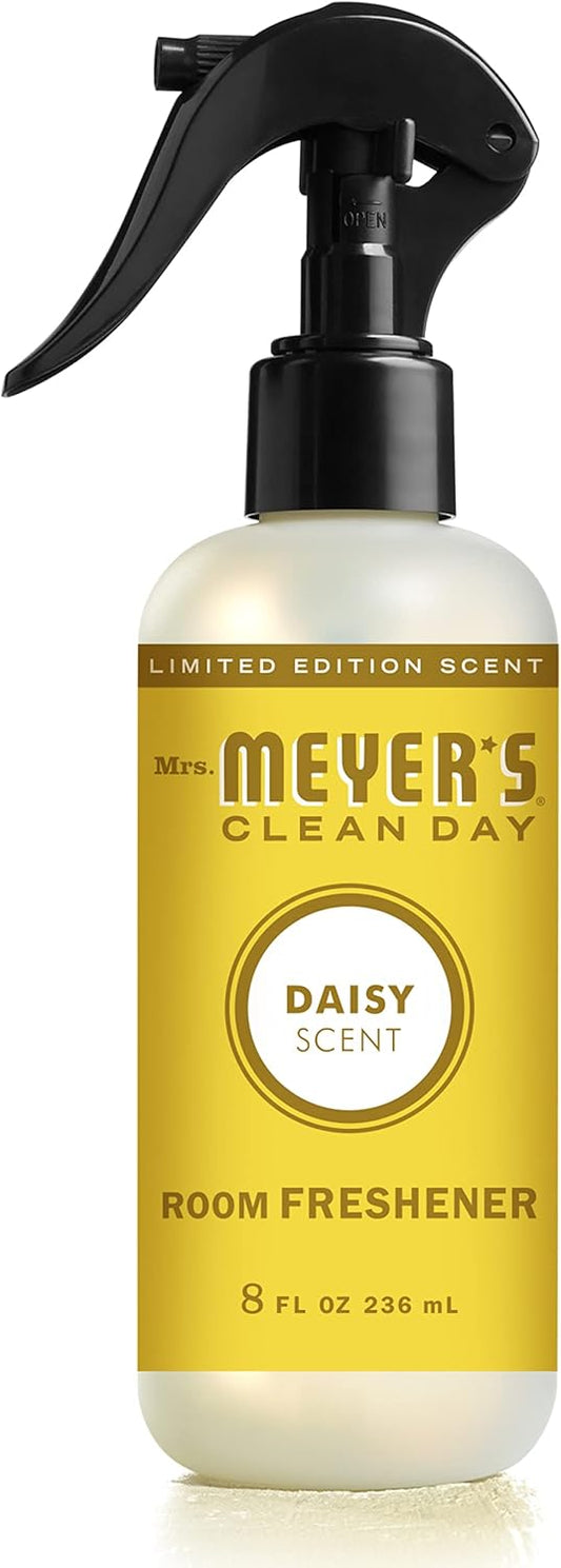MRS. MEYER'S CLEAN DAY Room and Air Freshener Spray, Non-Aerosol Spray Bottle Infused with Essential Oils, Daisy, 8 fl. oz